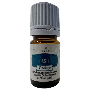 Young Living BASIL VITALITY Essential Oil‎ 5ml Pure Therapeutic-Grade NEW SEALED